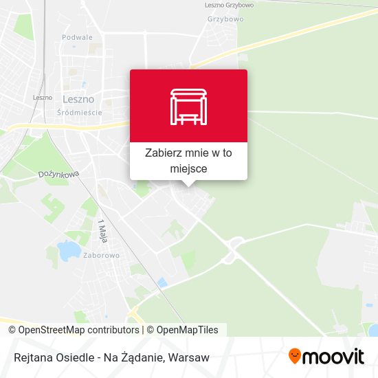 Mapa Rejtana Osiedle - Na Żądanie