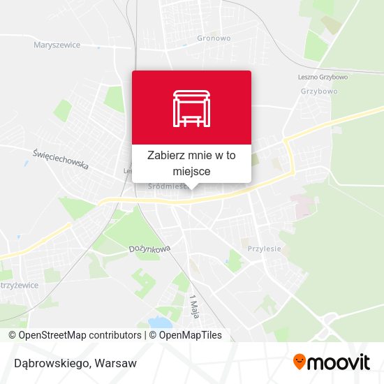 Mapa Dąbrowskiego