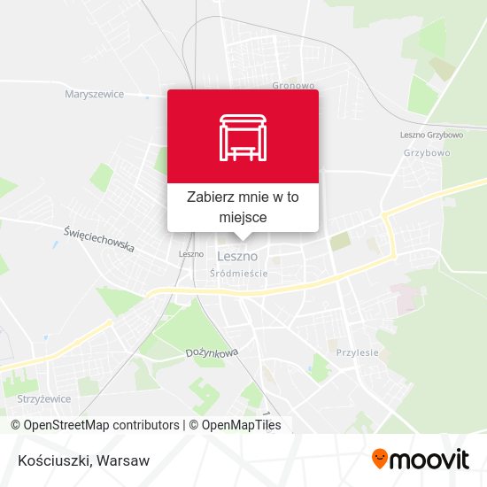 Mapa Kościuszki