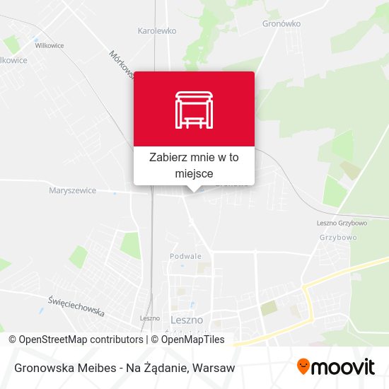 Mapa Gronowska Meibes - Na Żądanie