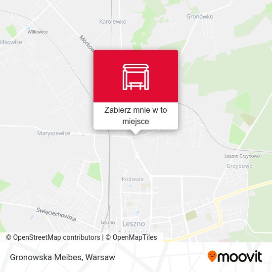 Mapa Gronowska Meibes