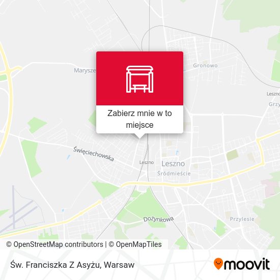 Mapa Św. Franciszka Z Asyżu