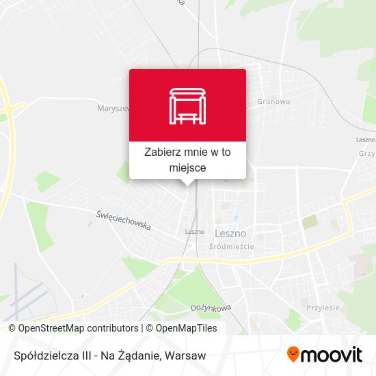 Mapa Spółdzielcza III - Na Żądanie