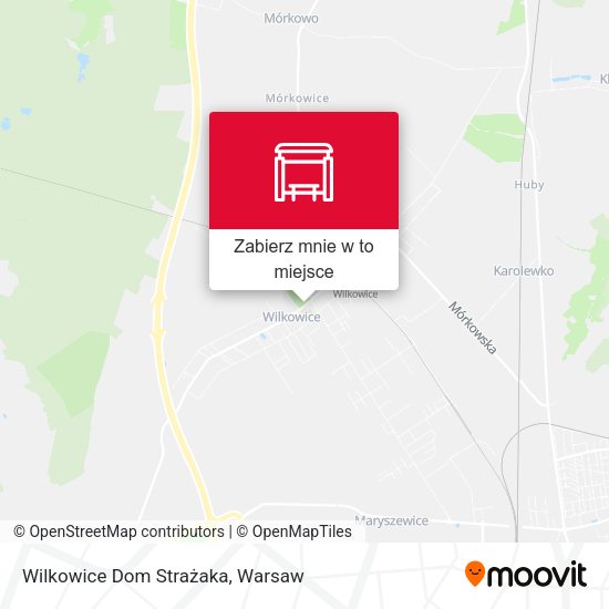 Mapa Wilkowice Dom Strażaka