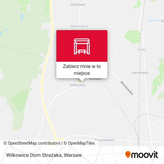 Mapa Wilkowice Dom Strażaka