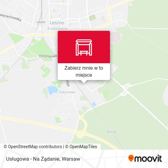 Mapa Usługowa - Na Żądanie