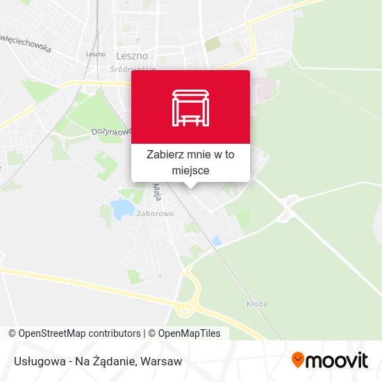 Mapa Usługowa - Na Żądanie