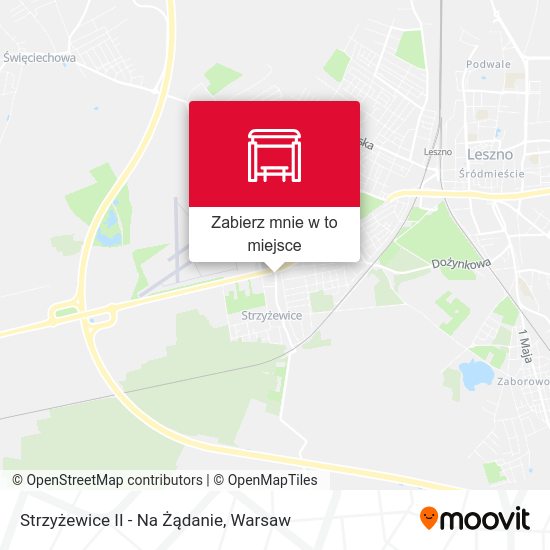 Mapa Strzyżewice II - Na Żądanie