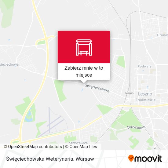 Mapa Święciechowska Weterynaria