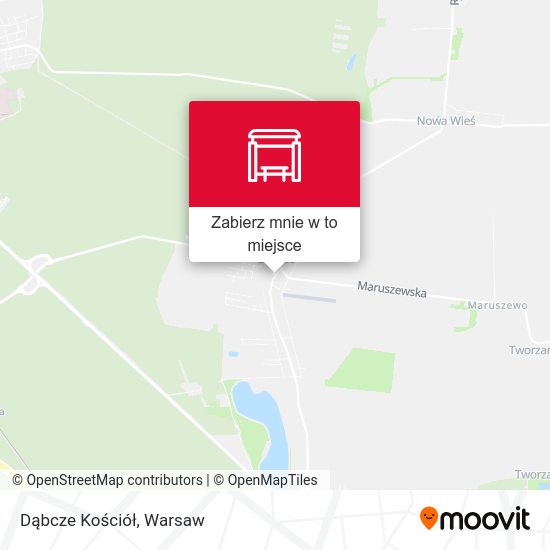 Mapa Dąbcze Kościół