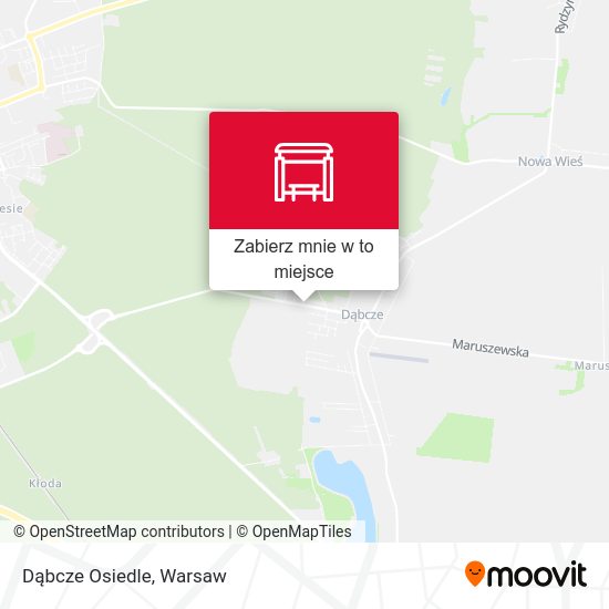 Mapa Dąbcze Osiedle