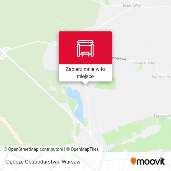 Mapa Dąbcze Gospodarstwo