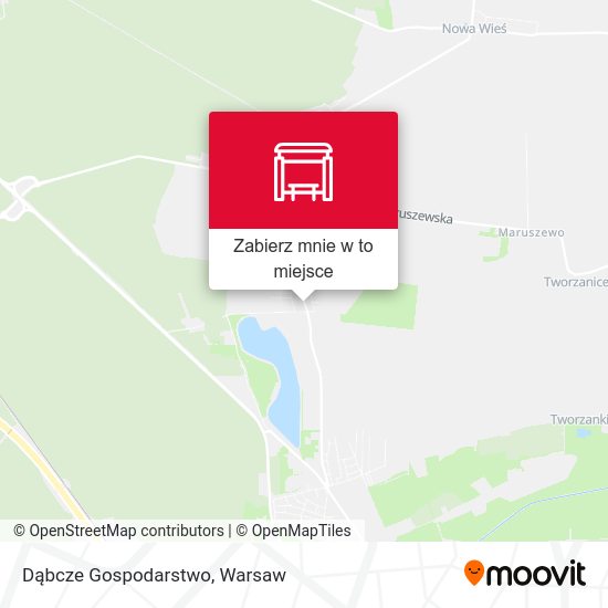 Mapa Dąbcze Gospodarstwo