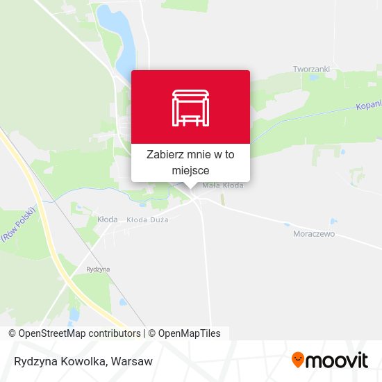 Mapa Rydzyna Kowolka