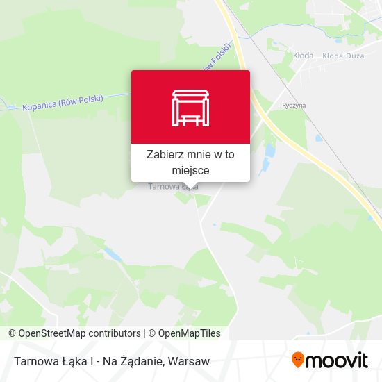 Mapa Tarnowa Łąka I - Na Żądanie