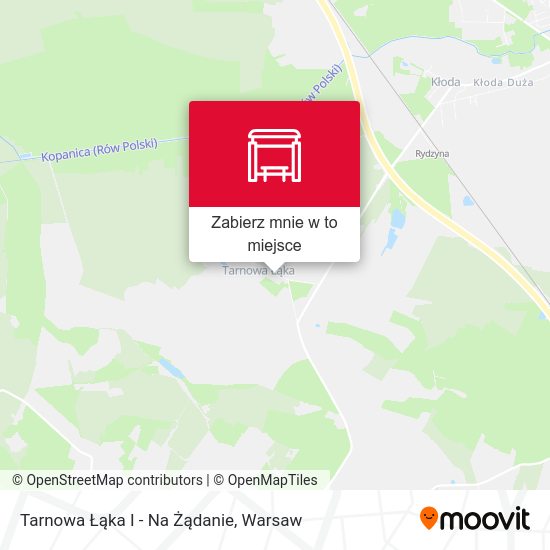 Mapa Tarnowa Łąka I - Na Żądanie