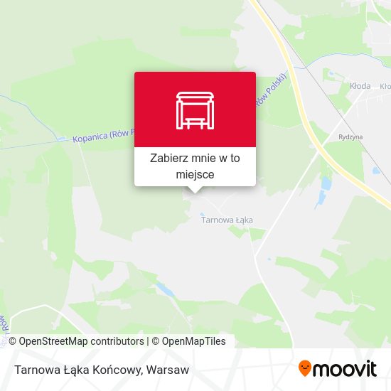 Mapa Tarnowa Łąka Końcowy