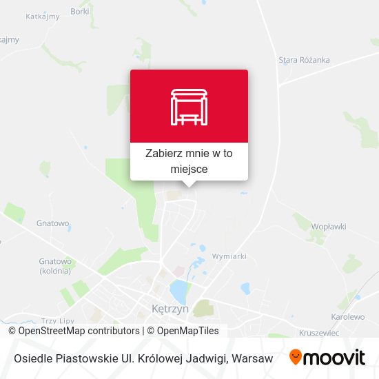 Mapa Osiedle Piastowskie Ul. Królowej Jadwigi