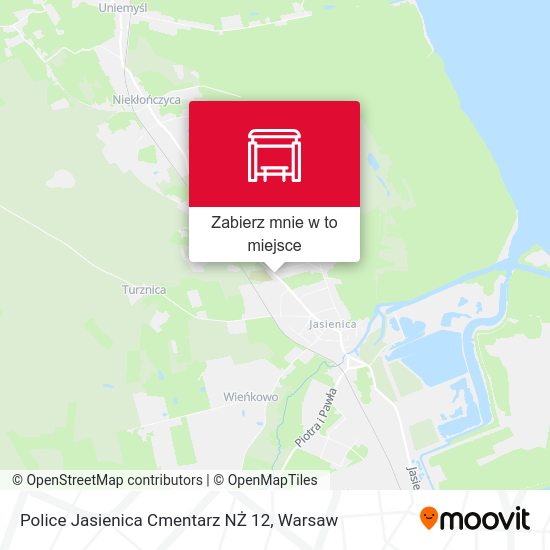 Mapa Police Jasienica Cmentarz NŻ 12