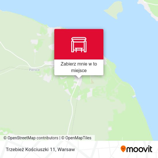 Mapa Trzebież Kościuszki 11