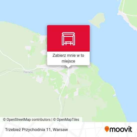 Mapa Trzebież Przychodnia 11