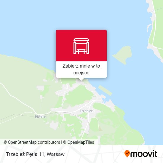 Mapa Trzebież Pętla 11