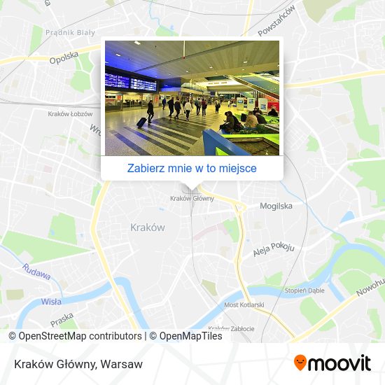 Mapa Kraków Główny