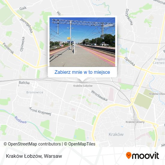 Mapa Kraków Łobzów