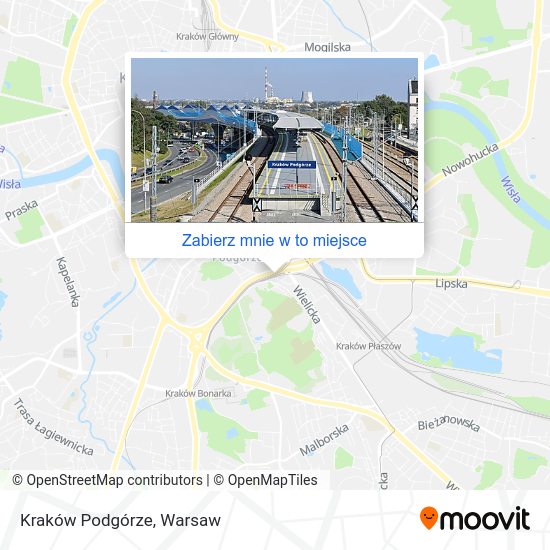 Mapa Kraków Podgórze