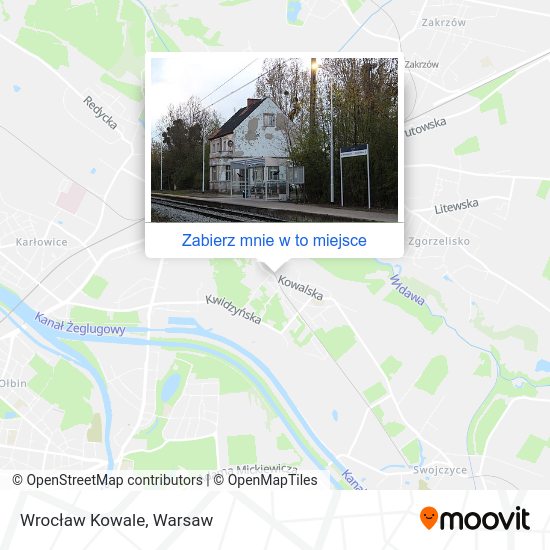 Mapa Wrocław Kowale