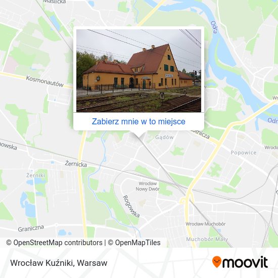 Mapa Wrocław Kuźniki