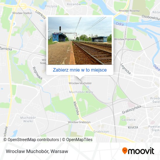 Mapa Wrocław Muchobór