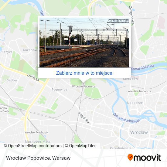 Mapa Wrocław Popowice