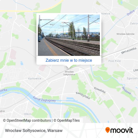 Mapa Wrocław Sołtysowice