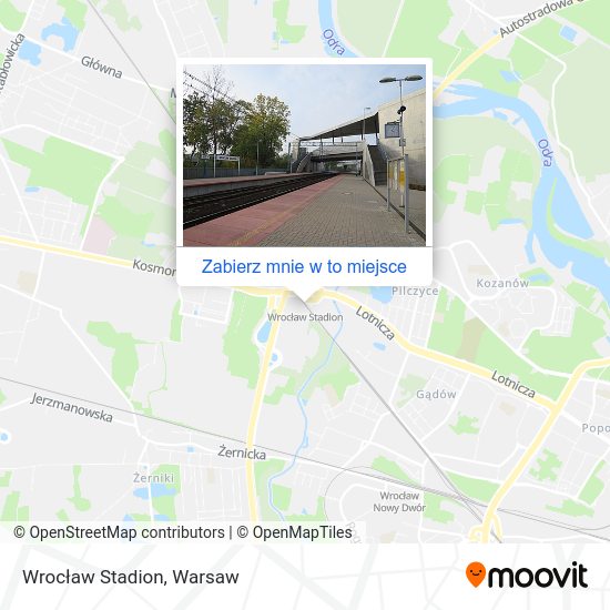 Mapa Wrocław Stadion