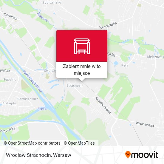 Mapa Wrocław Strachocin