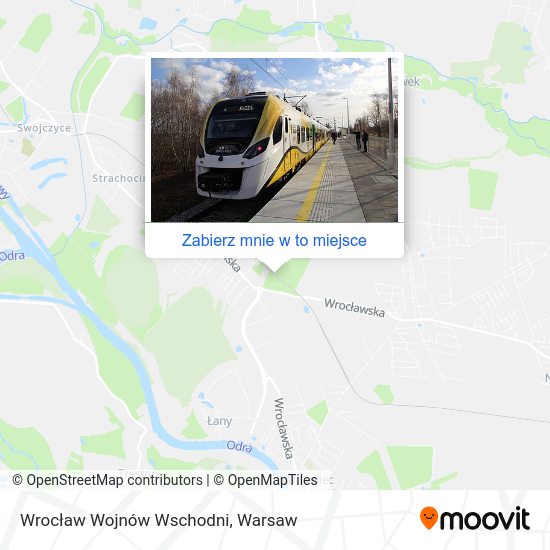 Mapa Wrocław Wojnów Wschodni