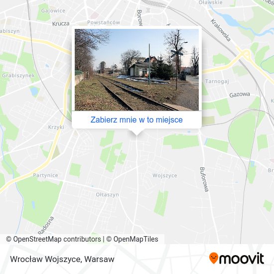 Mapa Wrocław Wojszyce