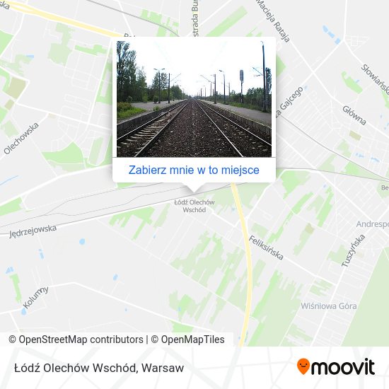 Mapa Łódź Olechów Wschód