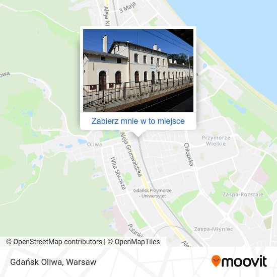 Mapa Gdańsk Oliwa