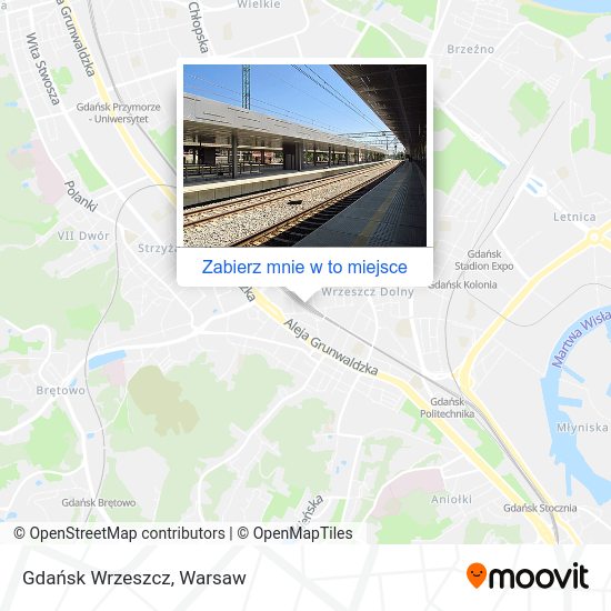 Mapa Gdańsk Wrzeszcz