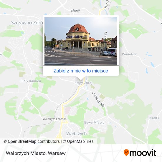 Mapa Wałbrzych Miasto