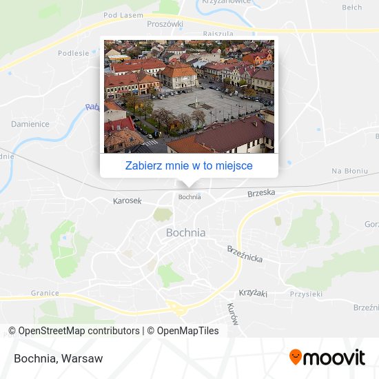 Mapa Bochnia