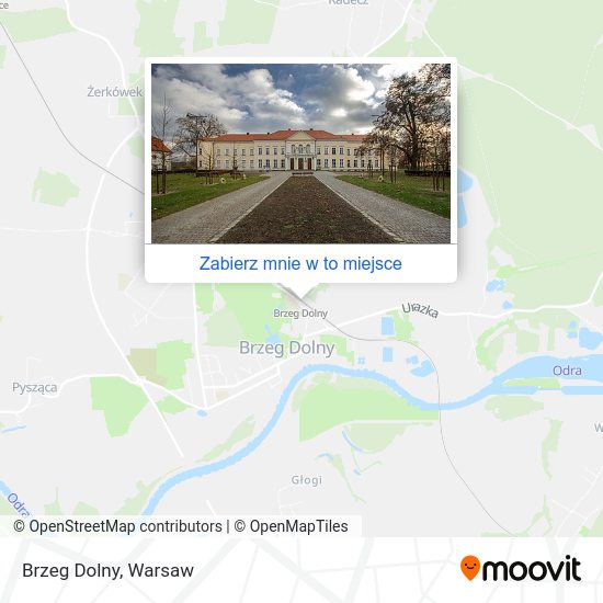 Mapa Brzeg Dolny