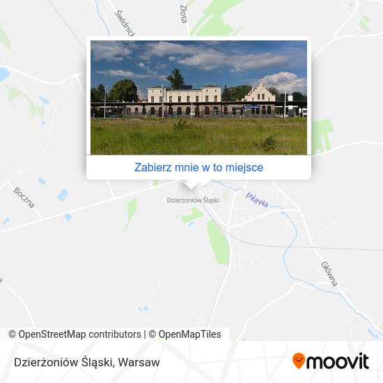 Mapa Dzierżoniów Śląski