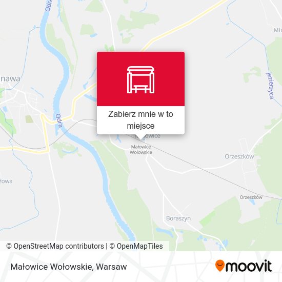 Mapa Małowice Wołowskie