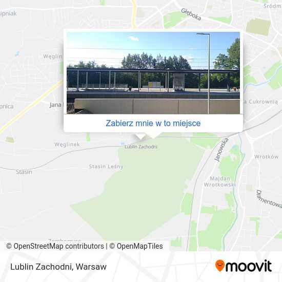 Mapa Lublin Zachodni