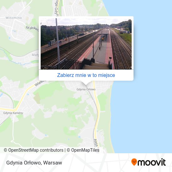 Mapa Gdynia Orłowo