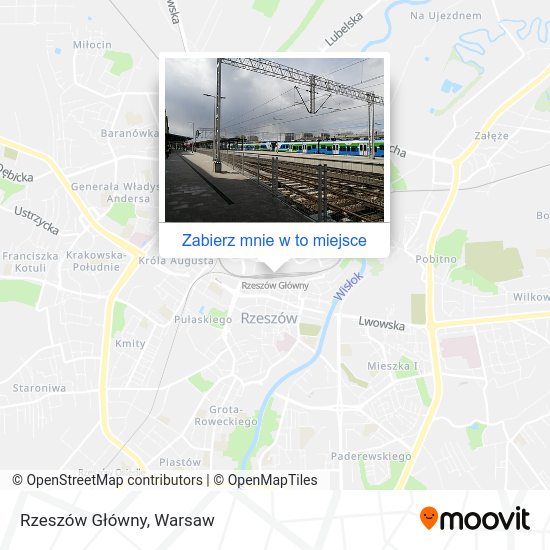 Mapa Rzeszów Główny