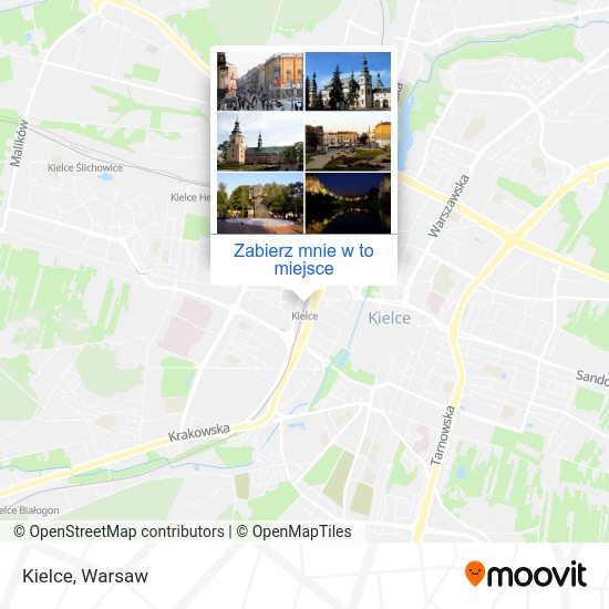 Mapa Kielce